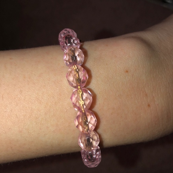 Alex and Ani Pink Crystal Bracelet - Picture 2 of 3